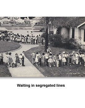 CR Suburban Improving Health 09 Waiting in segregated lines