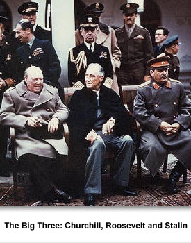 CW/CRM Yalta: Churchill, Roosevelt, Stalin