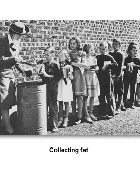 WWII Children 01 Collecting Fat