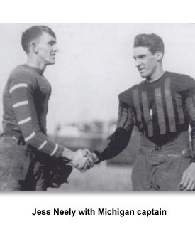 Depression Hard Sports 01 Jess Neely with Michigan captain