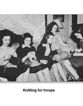 WWII Doing Your Part 01 Knitting