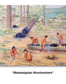 Mississippian Indians MI Woodworkers