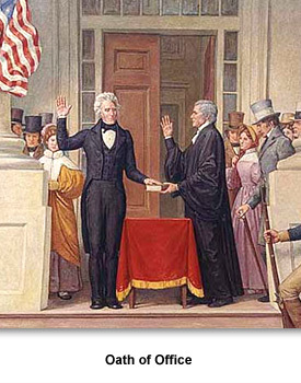 Jackson Presidency 01 Oath of Office