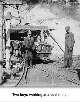 Confront Child Labor 01 2 Boys at Coal Mine