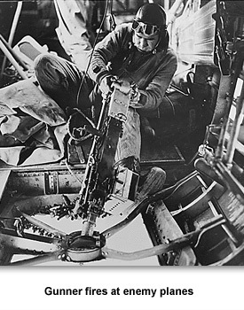 WWII In the Air 02 Gunner Fires