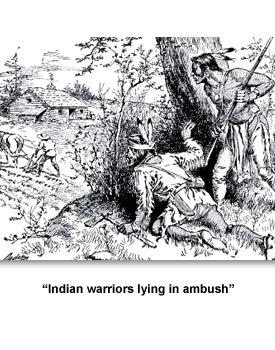 Living on the Frontier 03 ?Indian warriors lying in ambush?