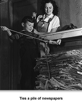 WWII Children 03 Ties of Paper