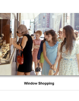 CW/CRM Consumerism 03 Window Shopping