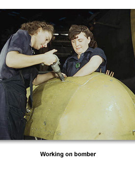 WWII Working 03 Working on Bomber