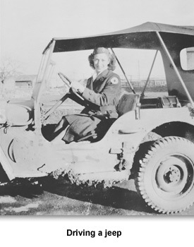 WWII Women Woeking 04 Driving Jeep