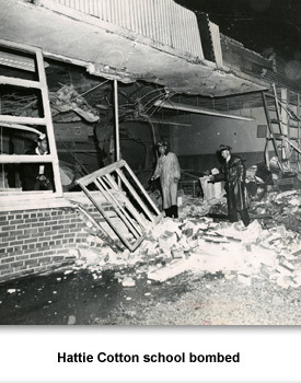 CWCR School Desegregation 04 Hattie Cotton school bombed