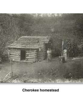 TN People 05 Cherokee homestead