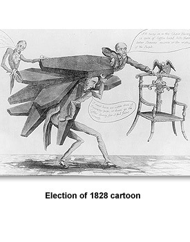 Jackson Running 05 Election of 1828