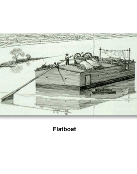 Roads & Rivers 05 Flatboat