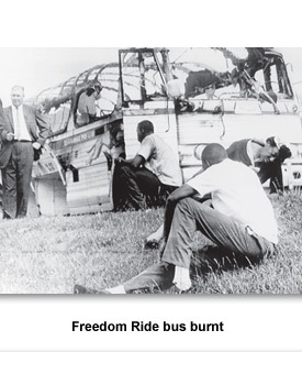 CW/CRM Freedom Rides 002 Burned Bus