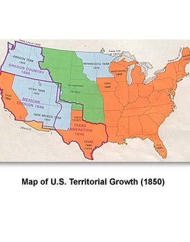 Jackson Mex/American War 05 US Growth 1850
