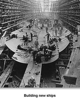 WWII War at Sea 06 Building new ships