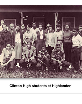 CWCR Non Violence 06 Clinton High at Highlander