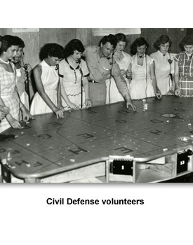 CW Nuclear War 10 Civil Defense volunteers