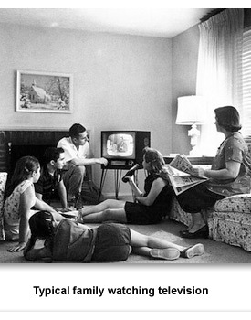 CR How They lived 01 Family Watching TV