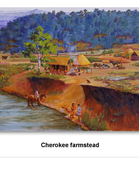 Indian Towns 01 Cherokee Farmstead