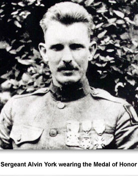 Alvin C York 04 With Medals