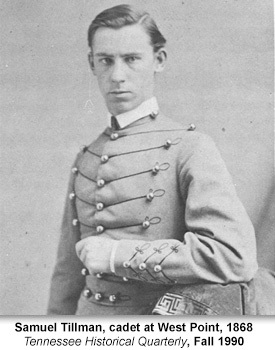 Samuel Tillman, cadet at West Point